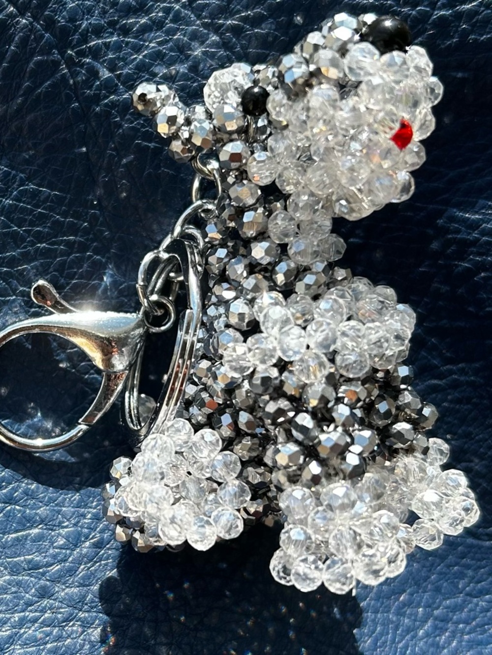 Custom Made for Melissa Sparkling Crystal Beaded Scottie “Whisky”